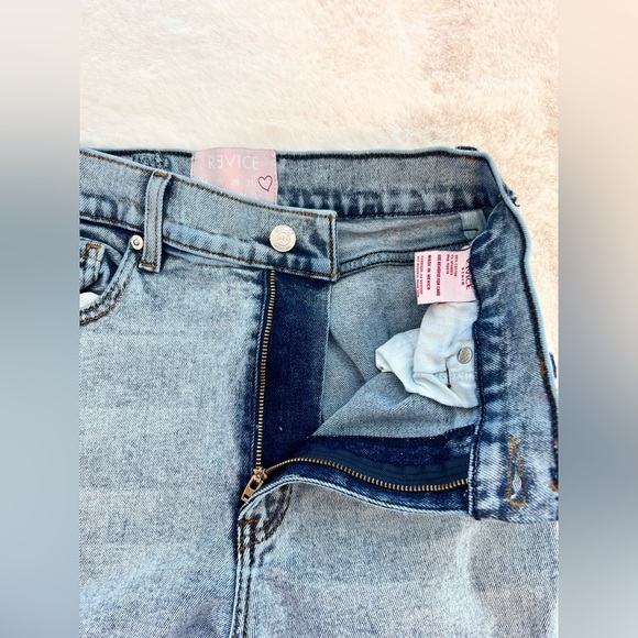 Revice High Rise Acid Wash Lightly Distressed  Slim Skinny Jeans Size 28 - Picture 6 of 11